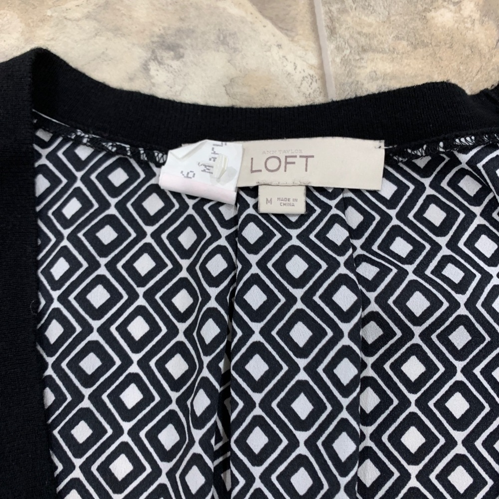 Loft Patterned Back Cardigan - image 5